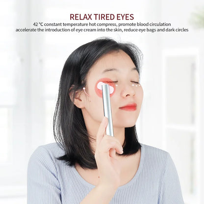 EMS Eye Massager 4 In 1 Infrared Therapy Hot Compress Eye Care To Remove Dark Circles and Bags To Relax Tired Eyes Anti-wrinkle