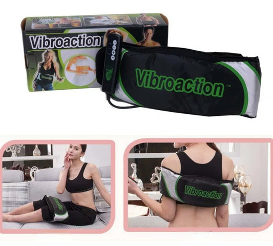 Electric Slimming Massager Electric Waist Body Muscle Massage Vibrating Fat Burning Exercise Weight Loss Vbroaction Massage Belt