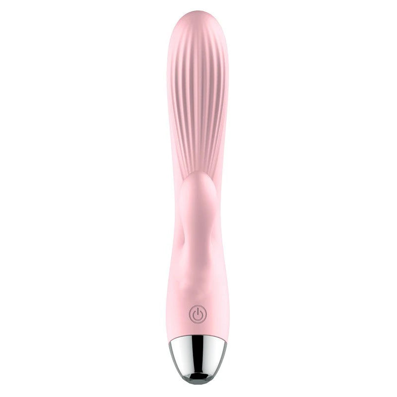 1PCS G-Spot Dildo Rabbit Vibrator Warming Dual Vibration Silicone Waterproof Female Vagina Clitoris Massager For Women