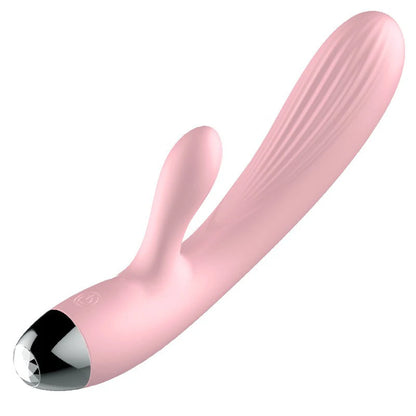 1PCS G-Spot Dildo Rabbit Vibrator Warming Dual Vibration Silicone Waterproof Female Vagina Clitoris Massager For Women