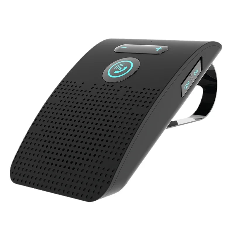 SP09 Car Sun Visor Bluetooth Hands-Free Speakerphone, Dual Connection, Vibration Start, Auto Car Bluetooth Hands-Free Phone Spea