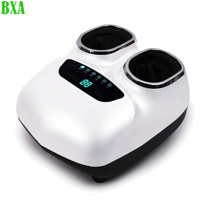 BXA New 220V Shiatsu Foot Massage Machine Household Roller Airbag Electric Full Foot Massager Parents Foot Massager And Heater