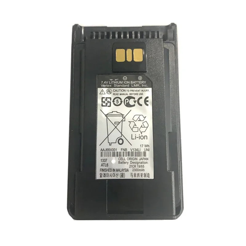 7.4V 2300mAh Li-ion Battery for Vertex FNB-V134LI Walkie-talkie EVX-261 EVX-260 EVX-454 EVX-451 EVX-531 EVX261 260 EVX534 EVX539