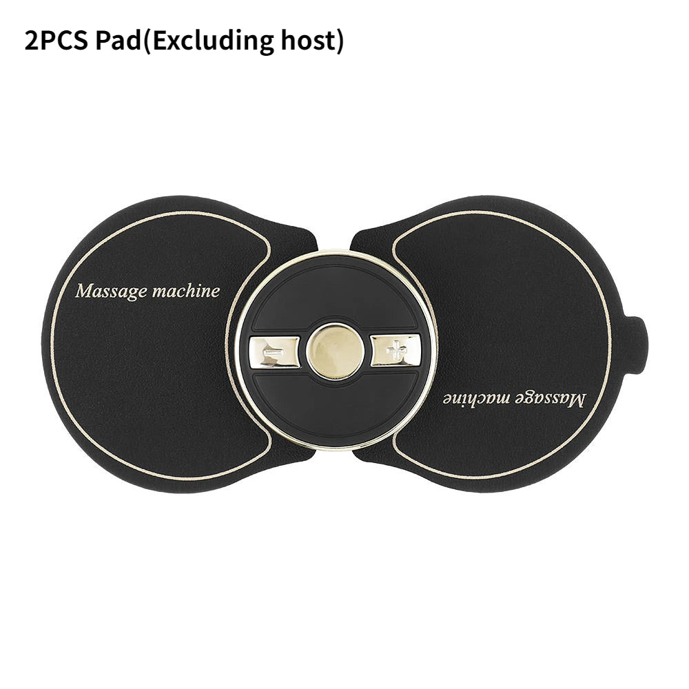 1PCS Electric Cervical Massage 9 Gears Intensity Adjustment Electrode Pad Neck Massager Gold Frame 6 Modes High-Frequency EMS