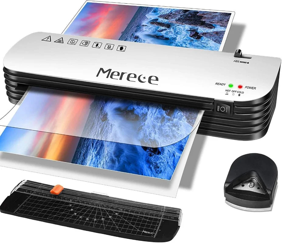 A$ Laminator, Cold & Hot Sealing Machine for Photos, Documents, Photo/File Glue Machine