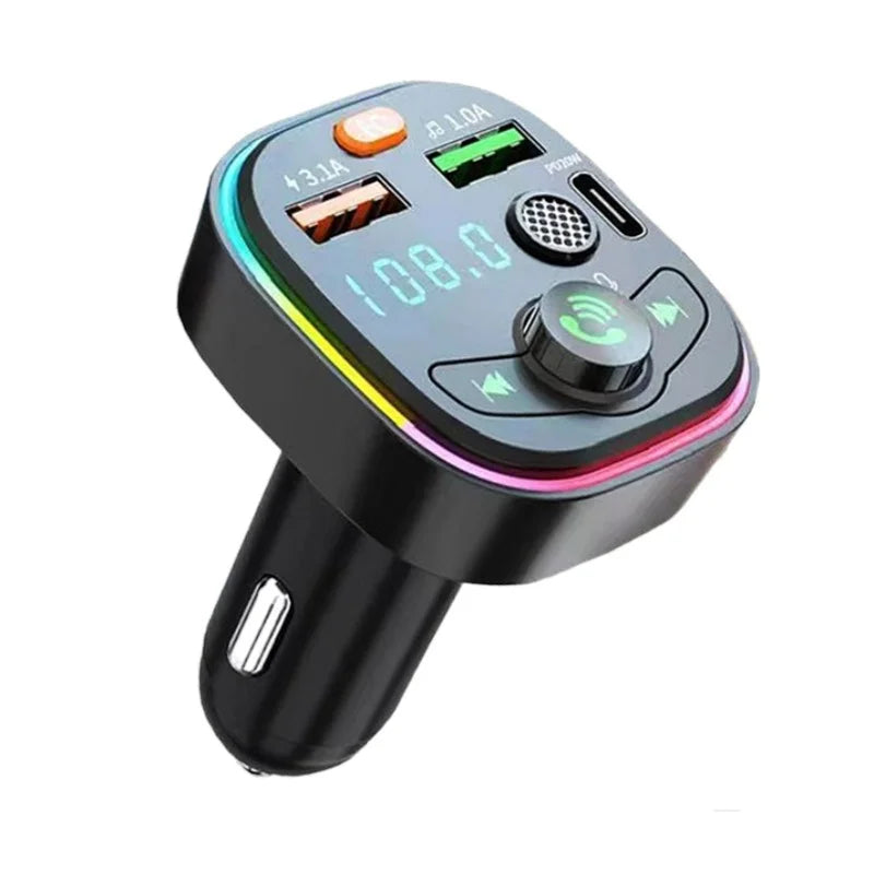 Wholesale Q6 Car MP3 Player U Disk Bluetooth Hands-free FM Transmitter Multi-function PD Fast Charge Car MP3