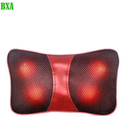 Electric Heading Massager Pillow 3 speed Head Relax Electric Shoulder Back Shiatsu Neck Massager Multifunctional for Car Home