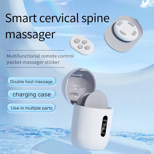 Smart Cervical Spine Massager Remote Control Electric Muscle EMS Abdominal Arm Leg Waist Weight Loss Body Slimming Massager