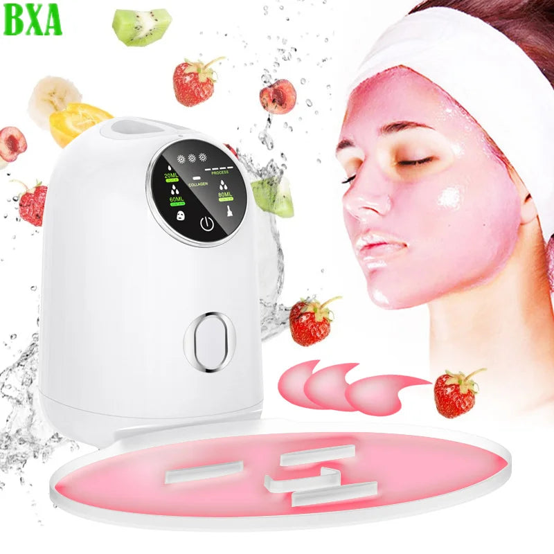 New Automatic DIY Beauty Facial Mask Maker Machine Fruit Vegetable Skincare Acne Treatment Hydration Anti Aging Collagen