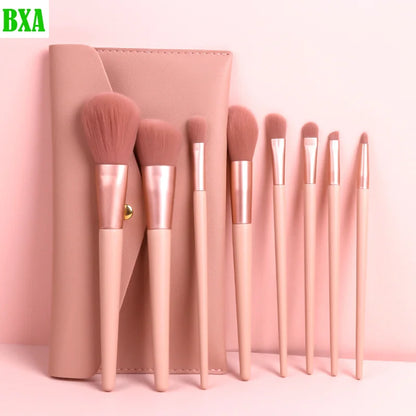 8PCS Makeup Brushes Set Professional Cosmetic Powder Eye Shadow Foundation Blush Blending Concealer Beauty Make Up Tool Brushes