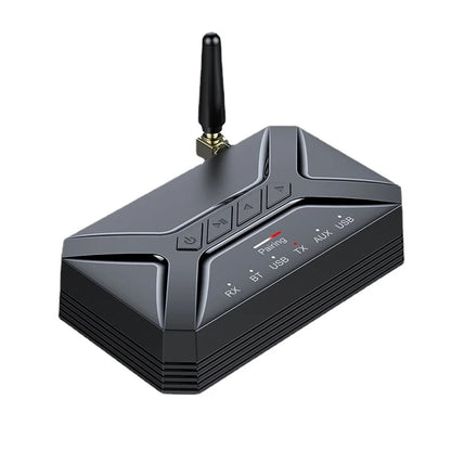 T-R22 Bluetooth Transmitter Receiver 2-in-1, RCA/AUX Interface, USB Playback, Wireless Audio Adapter