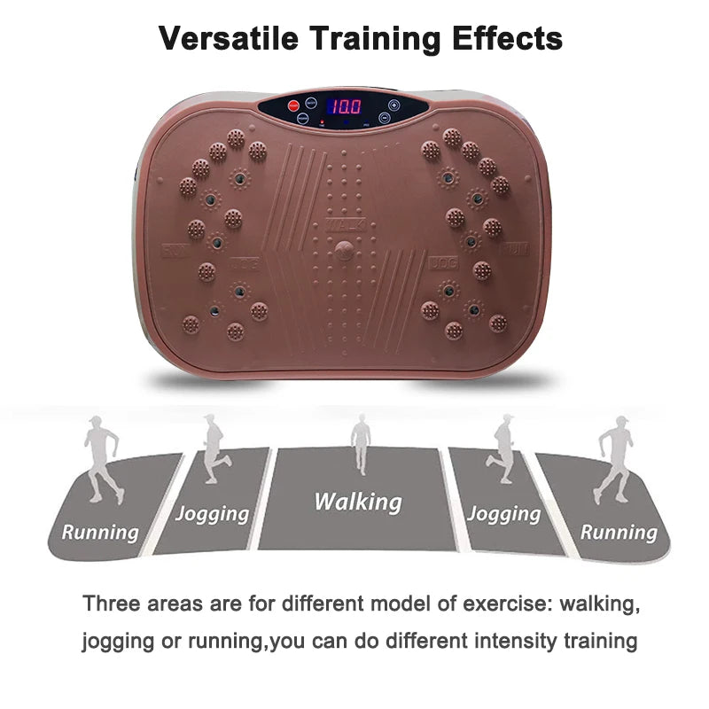 Body Shaping Massager Vibration Platform Fat Burning Slimming Lazy Weight Loss Shaking Workout Ultimate Oscillating Device