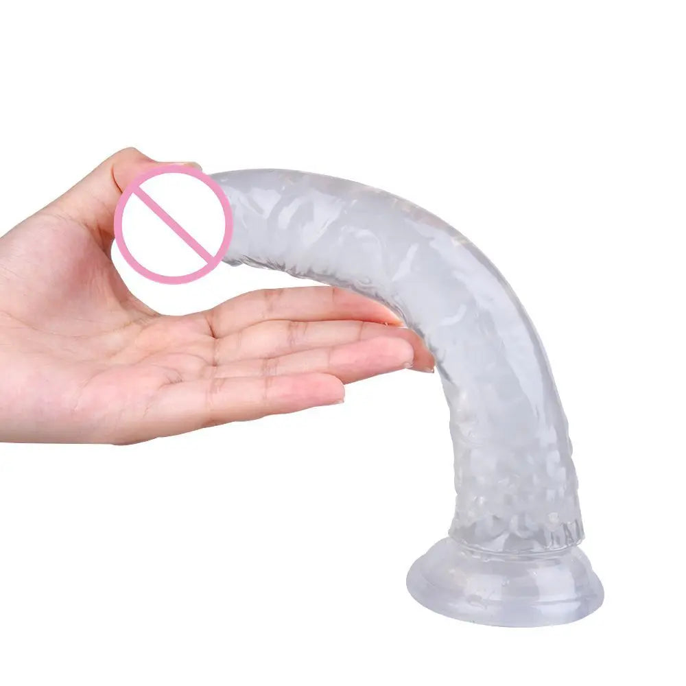 1PCS Multicolor Fantasy 8.26″ Long Dildo Butt Plug Dildo G-Spot Stimulator Masturbator Sex Toys for Women