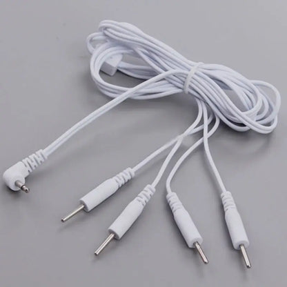 2 Pins/4 Pins Head 2.5mm/3.5mm Plug 2way 4way Type Electrode Cable Wire For Tens Acupuncture Electrical Nerve Muscle Stimulator