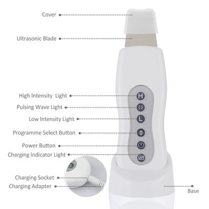 Ultrasound Peeling Clean Tone Lift New Beauty Star Powerful Ultrasonic Face Cleaner Skin Scrubber Ultrasound Vibration Massager