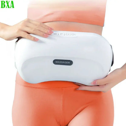 Electric Abdominal Massager with Vibration Heating Slimming Health Care Deep Knead Abdomen Instrument Body Massage Physiotherapy