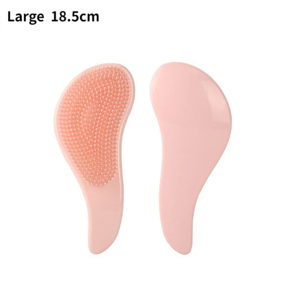 1pc Handle Hair Comb Portable Anti Static Massage Hair Brush Detangle Shower Massage Hairbrush Combs Salon Hair Styling Tools