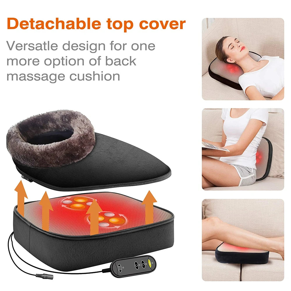 Washable Foot Massager with Hot Deep Kneading Provides Relief To Tired Muscles In A Multi-level Setting for The Home or Office