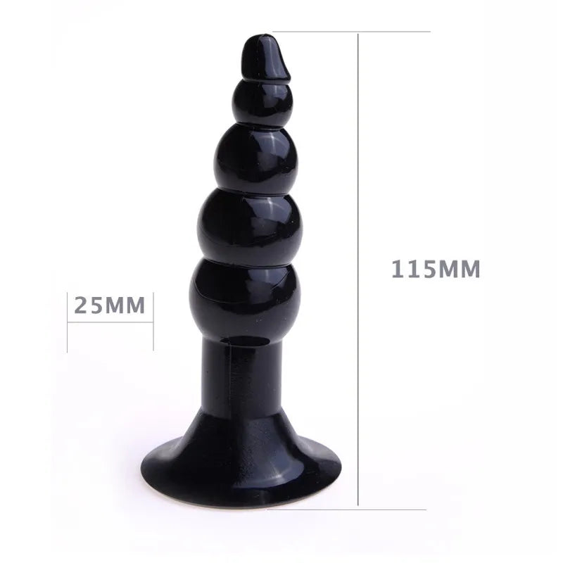 1PCS Anal Sex Toys For Men Women Suction Base Silicone Butt Plug Adult Game For Couple Flirting Sucker Anus Plug Toy Anal Beads