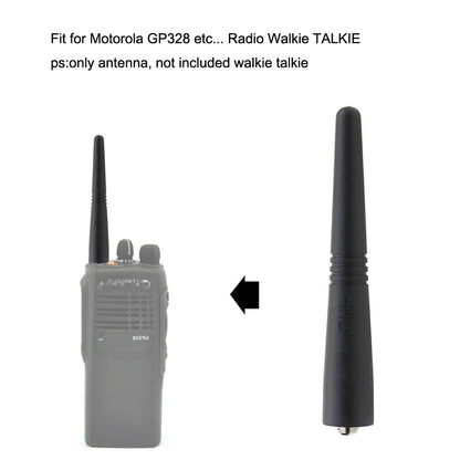 1pcs 9cm UHF 400-470Mhz/330-390MHz/VHF 136-174MHz Stubby Antenna for Motorola GP338 GP328 GP3188 GP68 GP88 HT1250 EP450 Radio