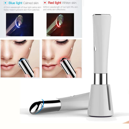 Eye Massager Microcurrent Wireless Ultrasonic Eye Lifting Anti Wrinkles Eye Bags Dark Circles Anti-Puffiness for Eye Cream Tools