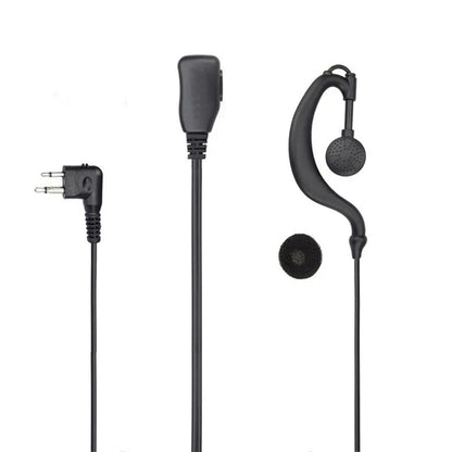 10pcs 2-pin Ear hook PTT Mic Microphone Headset For Motorola EP450 EP350 CP040 GP300 GP88S GP2000 CP140 CP160 HYT TC-600 Radio