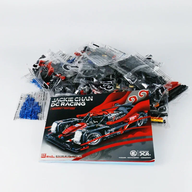 1540PCS Technical MOC DC Racing Formula Car Building Blocks Assemble Speed High-Tech Vehicle Bricks Toys For Adult