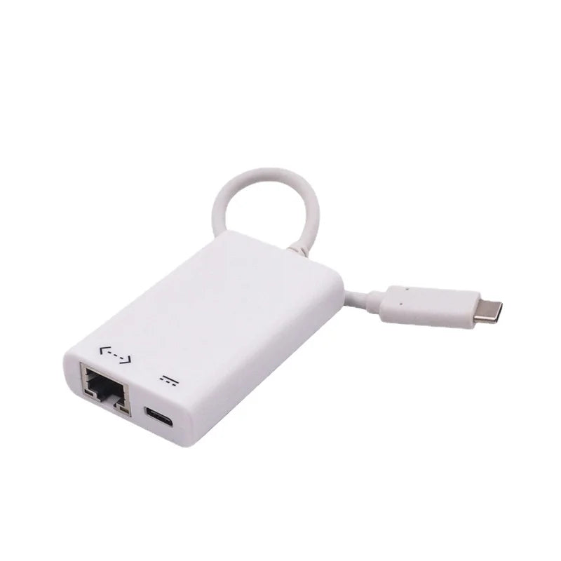 USB 3.1 Type-C To RJ45 Gigabit Ethernet + PD Power Delivery Adapter, USB 3.1 To RJ45 + PD Converter