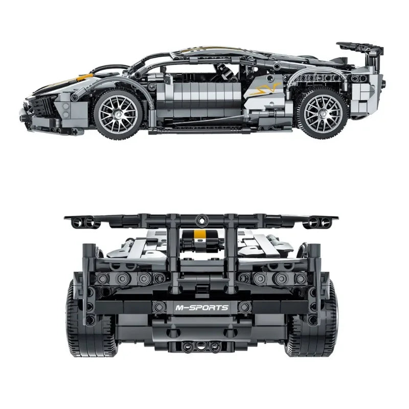 1356PCS Technical MOC Sport Car Building Blocks Expert Racing Vehicle Assemble Bricks Toys For Boy Kids Gifts