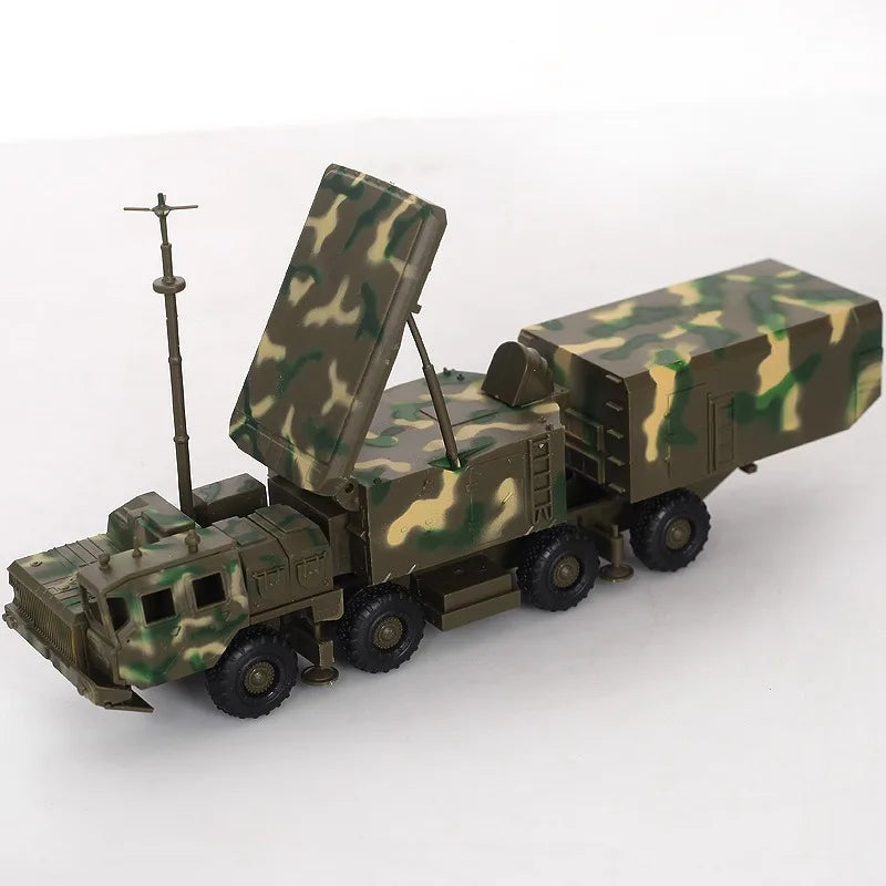 4D 1/72 Assemble Moldel Truck PMU Missile Systems Guided irradiation Radar Vehicle Plastic Puzzle Building Kit Military Car Toys