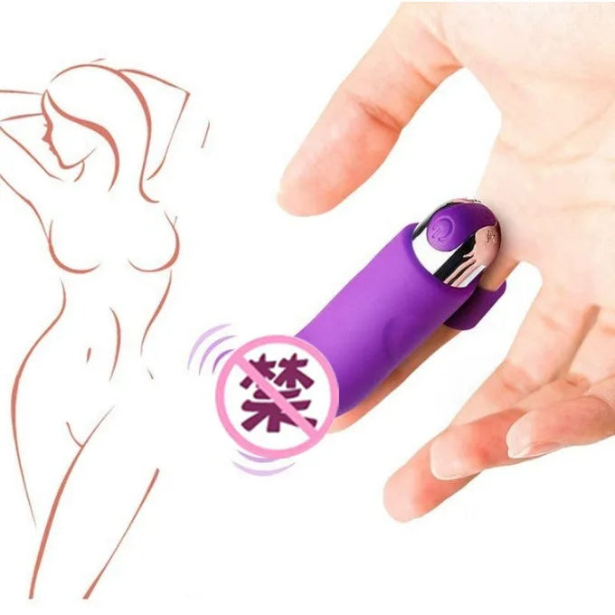 10 Vibration Mode Rechargeable Silicone Bullet Finger Jumping Egg Clitoral G-Spot Stimulators Masturbation Sex Product for Women