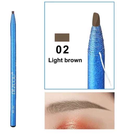 Eyebrow Pencil Waterproof Microblading Eyebrow Pen Stencil Tint Tattoo Eyebrows Makeup Sweat-proof Holding makeup  Brow Pencil