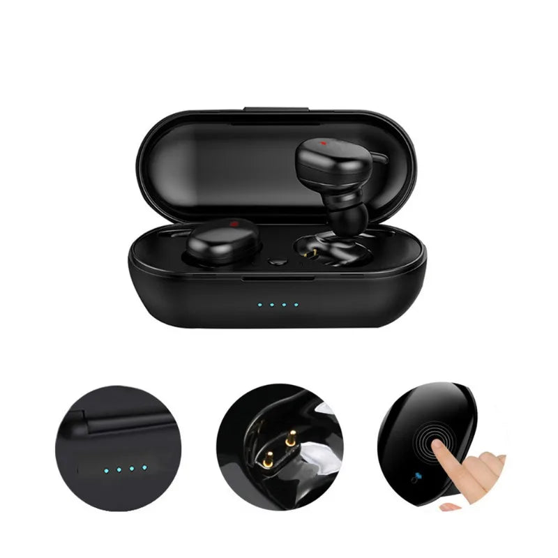 Y30 TWS Wireless Earphone Blutooth Headset HiFi Sound Stereo Sport Bluetooth Headphone Earbuds w/ Mic Headset For iPhone Android