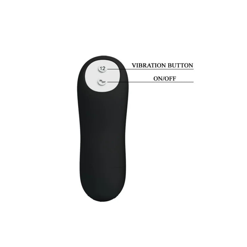 Special Anal Stimulation 12-vibration Silicone Butt Plug Anal Plug Anal Dildos Masturbator Vibrator Sex Toy for Couple Men/Women