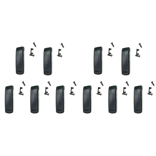 10PCS SBR-14Li Belt Clip with Screws for Yaesu VX8R VX-8R VX-8DR FT-1DR FT-2DR Radio SHB-13 FNB-101Li 102Li Li-ion Battery