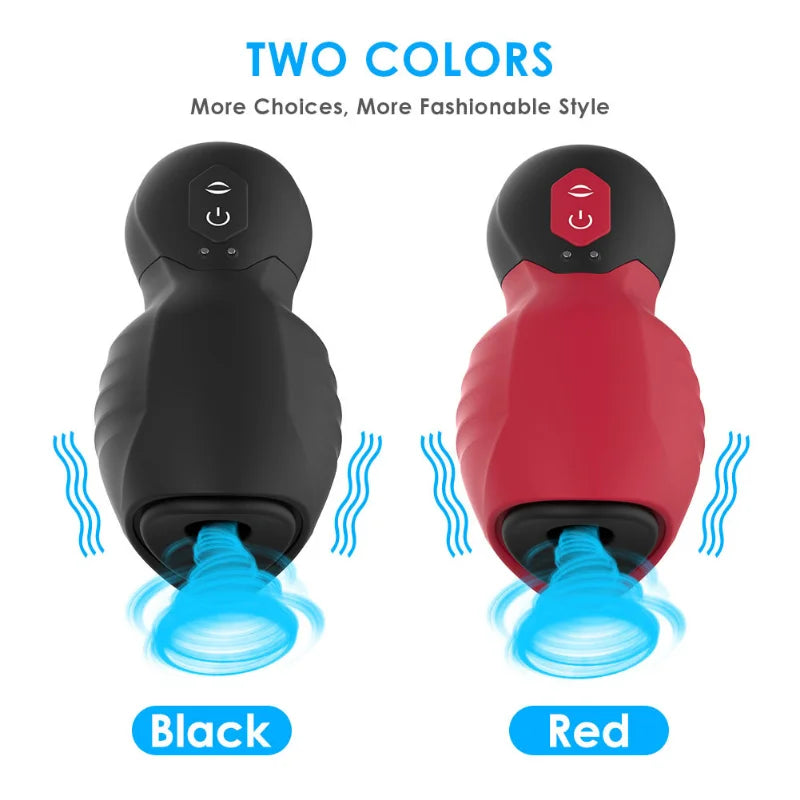 1PCS Powerful 7-Frequency Vibration 3-Frequency Sucking Masturbator Device Men’s Penis Sucking Oral Masturbator Blow Job For Men