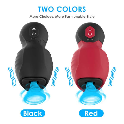 1PCS Powerful 7-Frequency Vibration 3-Frequency Sucking Masturbator Device Men’s Penis Sucking Oral Masturbator Blow Job For Men