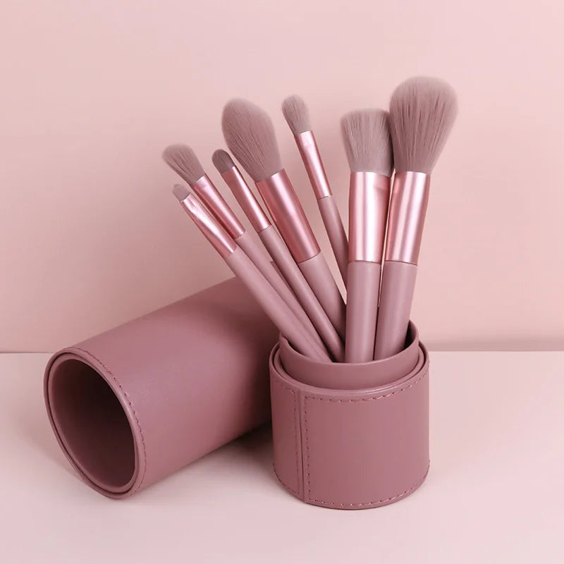 8PCS Makeup Brushes Set Professional Cosmetic Powder Eye Shadow Foundation Blush Blending Concealer Beauty Make Up Tool Brushes