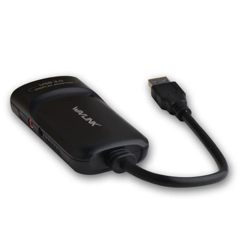 WAVLINK USB 3.0 To HDMI External Graphics Card, 2K Resolution, Independent Audio Output, Microphone Input