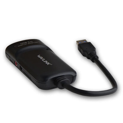 WAVLINK USB 3.0 To HDMI External Graphics Card, 2K Resolution, Independent Audio Output, Microphone Input