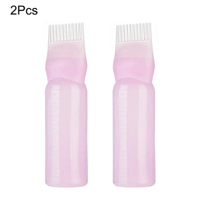 1/2Pcs 120ML Salon Empty Hair Dye Bottle With Applicator Brush Dispensing Hair Coloring Dyeing Bottles Hairdressing Styling Tool