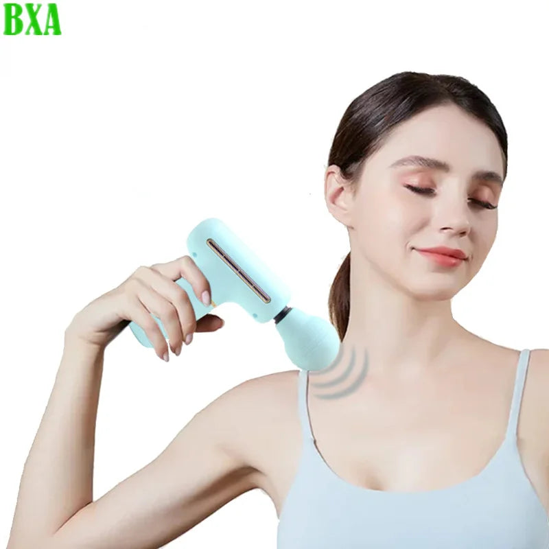 Electric Portable Body Shaping Massage Gun Deep Tissue Muscle Massager Muscle Relax For Body Back Relaxation Fitness Slimming