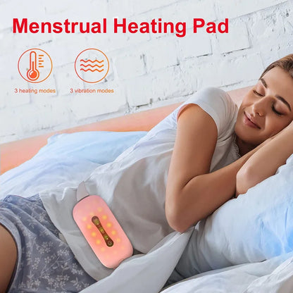 Electric Warm Palace Belt Heated Uterus Menstrual Stomachache Waist Muscle Relax Abdomen Body Shaping Massage Menstrual Artifact