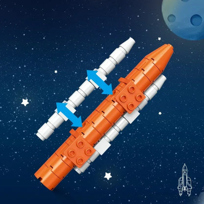 101PCS MOC Military Series Space Shuttle Rocket Launch Center Building Blocks Educational Toys Bricks Children Boy Gifts