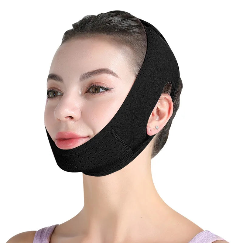 V-line Facial Shaper Elastic Facial Slimming Bandage Chin Cheek Lifting Belt Facial Skin Care Beauty Tool Facial Massage Belt