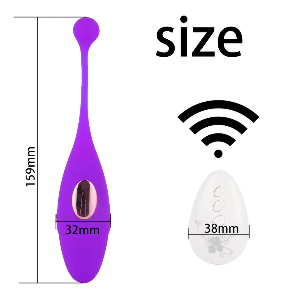 Wireless Remote Control Vagina Vibrator Adult Female Nipple Clitoris Massager Love Eggs Vibrato Masturbator Sex Toy for Women