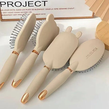 1pc Head Massage Comb Cute Comb Anti Static Exhaust Air Cushion Comb Home Women Long Hair Curling Fluffy Air Bag Comb