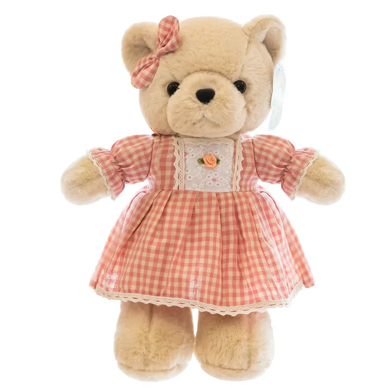 40cm Cute Floral skirt Bear Plush Toys For Girl Stuffed Toys Animals Princess Bear Doll Christmas Gift Party Decoration peluches