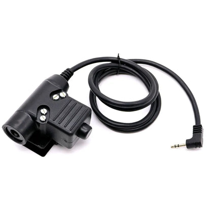 Tactical U94 PTT 1 Pin 2.5mm Plug for Motorola Two Way Radio SORDIN COMTAC Headset Hearing Protection Airsoft Shooting Headphone