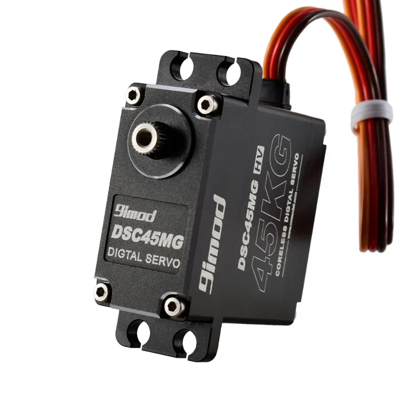 9imod Waterproof Servo DSC45MG 45KG 180 Degree Aluminum Case Digital Metal Gear HV Coreless Servo for RC Car Truck